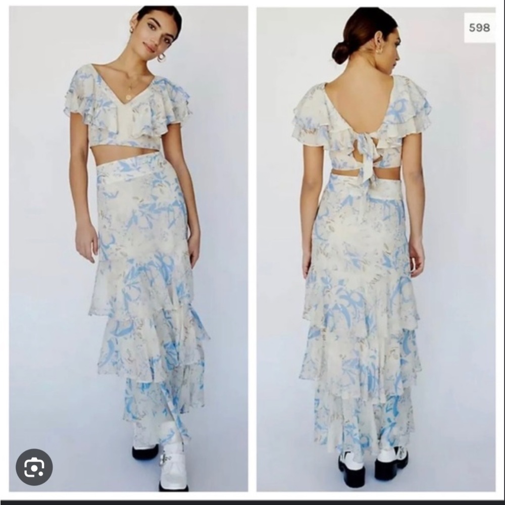 Free People Petal Skirt & Top Set - Picture 3 of 7